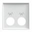 2548-021 G-914 CoverPlates (partly incl. Insert) Busch-balance® SI Alpine white thumbnail 4
