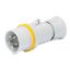 STRAIGHT PLUG HP - IP44/IP54 - 2P+E 32A 100-130V 50/60HZ - YELLOW - 4H -  FAST WIRING thumbnail 2