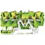 4-conductor ground terminal block with push-button 2.5 mm² green-yello thumbnail 3