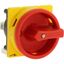 Main switch, P3, 63 A, rear mounting, 3 pole, Emergency switching off function, With red rotary handle and yellow locking ring, Lockable in the 0 (Off thumbnail 45