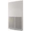 Front plate (section high), ventilated, W=1100mm, IP42, grey thumbnail 1