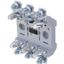 Fuse-base, LV, 160 A, AC 690 V, NH00, 3P, IEC, integral base moulding, DIN rail mount thumbnail 4