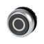 Pushbutton, RMQ-Titan, Flat, momentary, black, inscribed, Bezel: titanium thumbnail 2