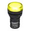 LED-indicator monobloc 24VAC/DC yellow thumbnail 1