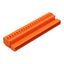 1-conductor male connector CAGE CLAMP® 2.5 mm² orange thumbnail 1