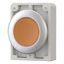 Illuminated pushbutton actuator, RMQ-Titan, Flat, momentary, orange, Blank, Metal bezel thumbnail 3
