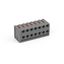 252-307 2-conductor female connector; push-button; PUSH WIRE® thumbnail 1