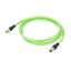 ETHERNET cable M12D plug straight M12D plug straight green thumbnail 2
