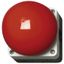 Coarse manual switch, red, 1N/O, 1N/C spring - return thumbnail 1