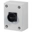 Main switch, T0, 20 A, surface mounting, 2 contact unit(s), 3 pole, 1 N/O, STOP function, With black rotary handle and locking ring, Lockable in the 0 thumbnail 6