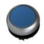 Push-button flat, spring-return, blue thumbnail 1