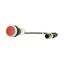 Pushbutton, flat, maintained, red, 1 N/C, with cable 0.5m and M12A plug thumbnail 9