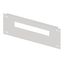 Slotted front plate 2G4 sheet steel for wiring ducts, 17MW thumbnail 1