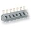 PCB terminal block finger-operated levers 2.5 mm², gray thumbnail 1