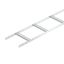 SL 42 100 ALU Cable ladder, shipbuilding with trapezoidal rung 25x106x2000 thumbnail 1