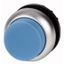 Pushbutton, RMQ-Titan, Extended, momentary, Blue, Blank, Bezel: titanium thumbnail 1