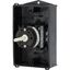 Main switch, T0, 20 A, surface mounting, 2 contact unit(s), 3 pole, 1 N/C, STOP function, With black rotary handle and locking ring thumbnail 28