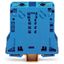 2-conductor through terminal block 50 mm² lateral marker slots blue thumbnail 1