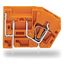 Stackable PCB terminal block with fuse mounting 2.5 mm² orange thumbnail 1