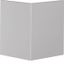 External corner lid for wall trunking BR lid 80mm in light grey thumbnail 2