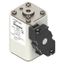 Fuse-link, high speed, 63 A, AC 690 V, compact size 1, 45 x 59 x 51 mm, aR, IEC, UL, single indicator, flush end, M8 thumbnail 3