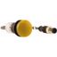 Indicator light, Flat, Cable (black) with M12A plug, 4 pole, 0.2 m, Lens yellow, LED white, 24 V AC/DC thumbnail 4