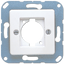 Centre plate for audio connectors, white thumbnail 4