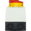 Main switch, T0, 20 A, surface mounting, 4 contact unit(s), 8-pole, Emergency switching off function, With red rotary handle and yellow locking ring, thumbnail 14