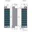 Matrix patchboard 32-pole Marking 1-32 dark gray thumbnail 1