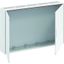 A55 ComfortLine A Wall-mounting cabinet, Surface mounted/recessed mounted/partially recessed mounted, 300 SU, Isolated (Class II), IP44, Field Width: 5, Rows: 5, 800 mm x 1300 mm x 215 mm thumbnail 1