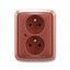5592A-A2349R2 Double socket outlet with earthing pins, shuttered, with surge protection thumbnail 2