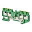 Ground multi conductor DIN rail terminal block with 4 push-in plus con thumbnail 2