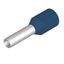 Wire-end ferrule, insulated, 10 mm, 8 mm, blue thumbnail 2