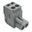 1-conductor female connector, angled CAGE CLAMP® 2.5 mm² gray thumbnail 5