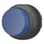 Illuminated pushbutton actuator, RMQ-Titan, Extended, momentary, Blue, Blank, Bezel: black thumbnail 6