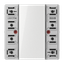 Standard push-button module 2-gang LS5072TSM thumbnail 1