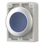 Illuminated pushbutton actuator, RMQ-Titan, Flat, maintained, Blue, Blank, Metal bezel thumbnail 5