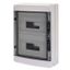 DISTRIBUTION BOARD WITH PANELS WITH WINDOW AND EXTRACTABLE FRAME - PRE- ARRANGED FOR TERMINAL BLOCK - (12X2) 24M IP65 thumbnail 2