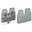 2-conductor end terminal block without push-buttons with snap-in mount thumbnail 2