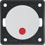 Ctrl on/off switch 2p impr "0", red lens, Integro - Design Flow/Pure,  thumbnail 1