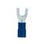 Fork crimp cable shoe, insulated, blue, 1.5-2.5mmý, M4 thumbnail 2