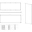 Mounting plate H=2000 W=1000 mm galvanized sheet steel thumbnail 3