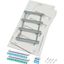 Hollow-wall-mounting expansion kit with screw terminal, 4-rows, form of delivery for projects thumbnail 2