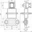 Bimetallic discon. clamp Cu-St/tZn w. KS connector f. 6-10/Fl 30-40mm  thumbnail 2