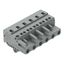 1-conductor female connector CAGE CLAMP® 2.5 mm² gray thumbnail 1