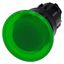 Illuminated mushroom pushbutton, 22 mm, round, plastic, green, 40mm, momentary contact 3SU1001-1BD40-0AA0-Z Y10 thumbnail 1