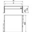 PMB 650-3 A2 Fire Protection Box 3-sided with intumescending inlays 300x523x116 thumbnail 2