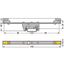Busbar carrier for busbars Cu 10 mm x 3 mm both sides, straight gray thumbnail 3