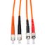 FO Patchcord Duplex ST/FC,62,5/125æm OM1, LS0H, orange, 2m thumbnail 4