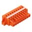 1-conductor female connector CAGE CLAMP® 2.5 mm² orange thumbnail 1